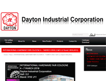 Tablet Screenshot of dayton.com.tw